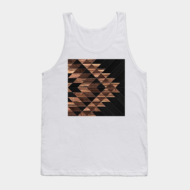 Urban Tribal Pattern No.11 - Aztec - Wood Tank Top by ZoltanRatko